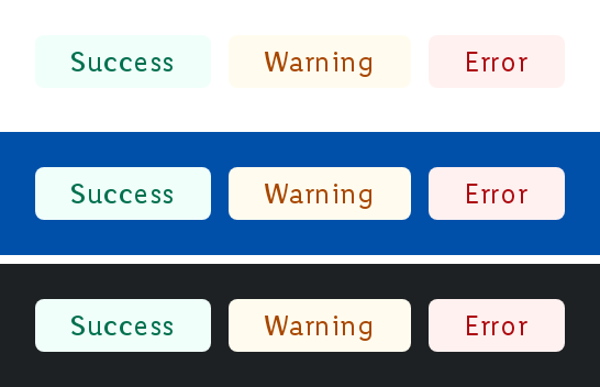 Hint without Icon Samples