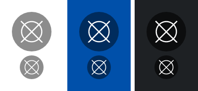 Discrete Standard Icon Button Sample