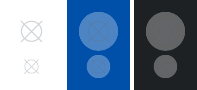 Disabled Positive Standard Icon Button Sample