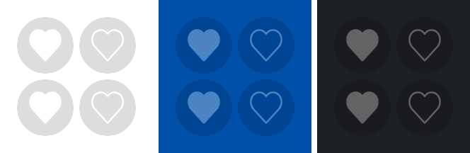 Disabled Discrete Status Icon Button Sample