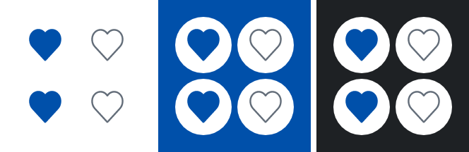 Positive Status Icon Button Sample