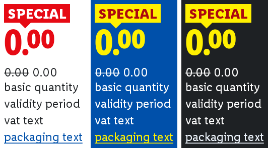 Special Offer Price Sample