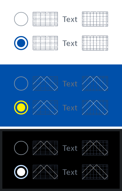 Radio Button with Label Sample