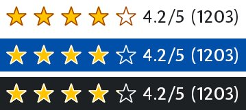 Star Rating Informative Sample