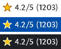 Star Rating Informative Compressed Sample