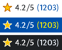 Star Rating Interactive Compressed Sample